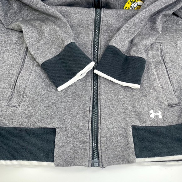 Baylor Bears Sic 'em Bears Under Armour Threadborne Gray Jacket Women's Medium - Picture 3 of 9